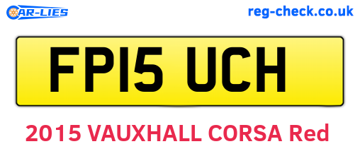 FP15UCH are the vehicle registration plates.