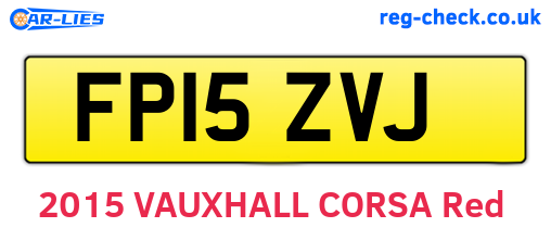 FP15ZVJ are the vehicle registration plates.