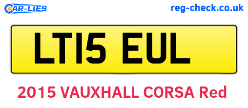 LT15EUL are the vehicle registration plates.