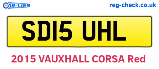 SD15UHL are the vehicle registration plates.