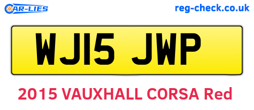 WJ15JWP are the vehicle registration plates.