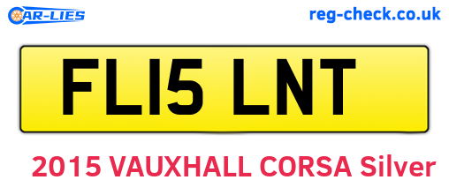 FL15LNT are the vehicle registration plates.