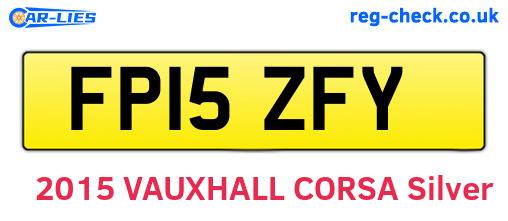 FP15ZFY are the vehicle registration plates.