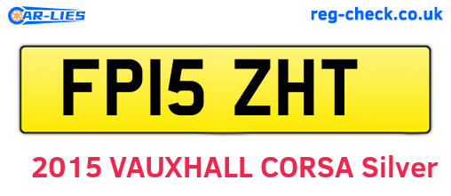 FP15ZHT are the vehicle registration plates.