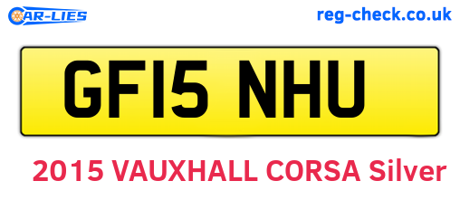 GF15NHU are the vehicle registration plates.