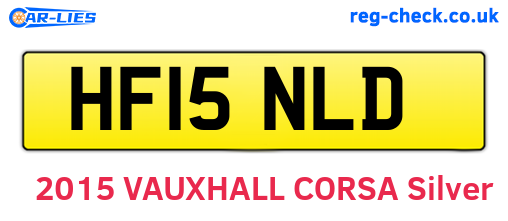 HF15NLD are the vehicle registration plates.