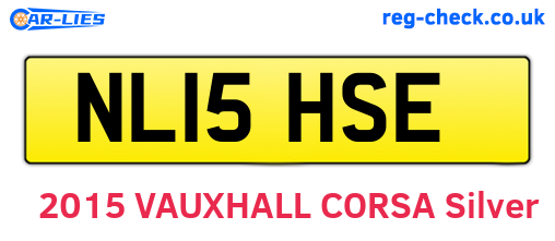 NL15HSE are the vehicle registration plates.