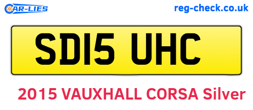 SD15UHC are the vehicle registration plates.
