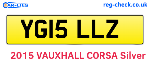 YG15LLZ are the vehicle registration plates.