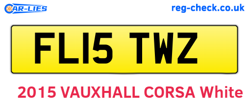 FL15TWZ are the vehicle registration plates.