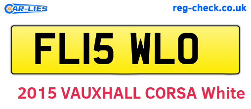 FL15WLO are the vehicle registration plates.