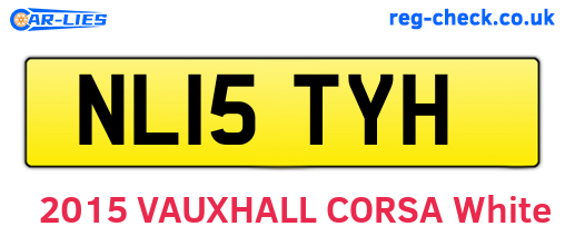 NL15TYH are the vehicle registration plates.