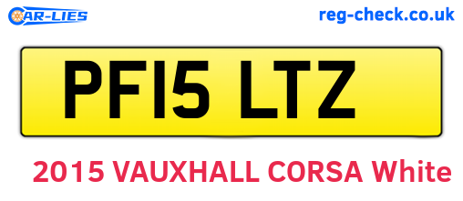PF15LTZ are the vehicle registration plates.