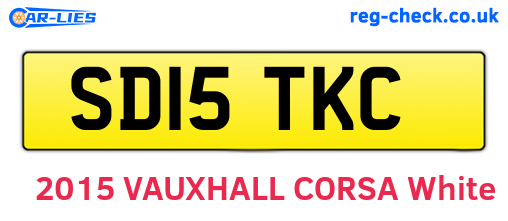 SD15TKC are the vehicle registration plates.