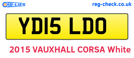 YD15LDO are the vehicle registration plates.