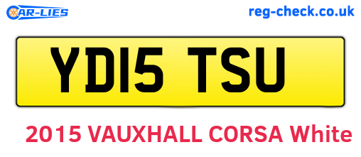 YD15TSU are the vehicle registration plates.