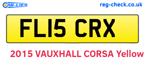 FL15CRX are the vehicle registration plates.
