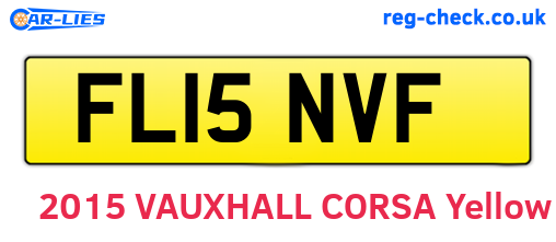 FL15NVF are the vehicle registration plates.