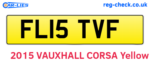 FL15TVF are the vehicle registration plates.
