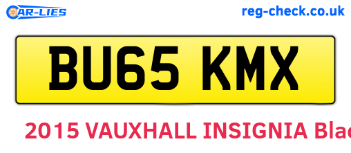 BU65KMX are the vehicle registration plates.
