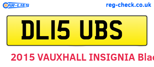 DL15UBS are the vehicle registration plates.