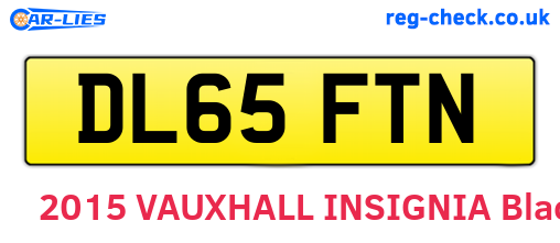 DL65FTN are the vehicle registration plates.