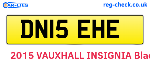 DN15EHE are the vehicle registration plates.