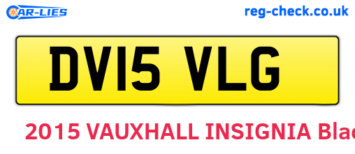 DV15VLG are the vehicle registration plates.