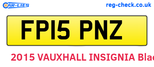 FP15PNZ are the vehicle registration plates.