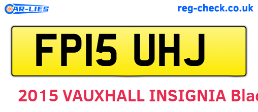 FP15UHJ are the vehicle registration plates.