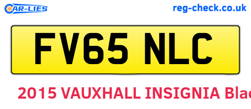FV65NLC are the vehicle registration plates.
