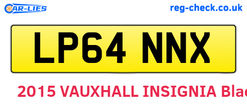 LP64NNX are the vehicle registration plates.