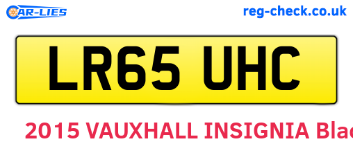 LR65UHC are the vehicle registration plates.