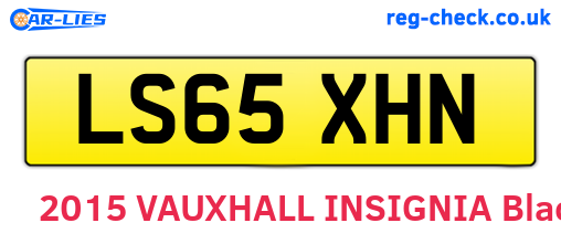 LS65XHN are the vehicle registration plates.