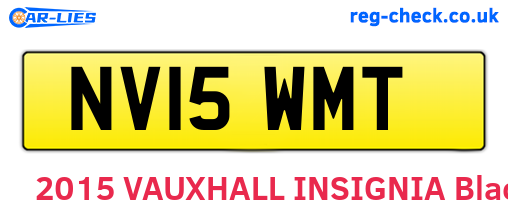 NV15WMT are the vehicle registration plates.