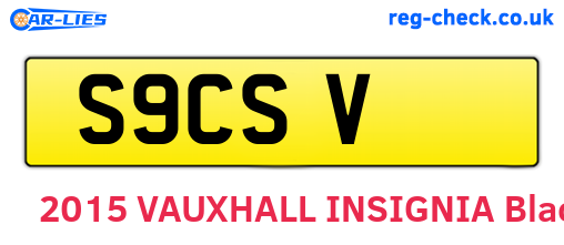 S9CSV are the vehicle registration plates.