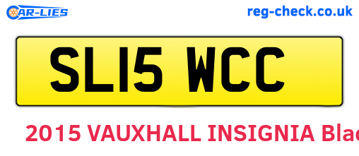 SL15WCC are the vehicle registration plates.