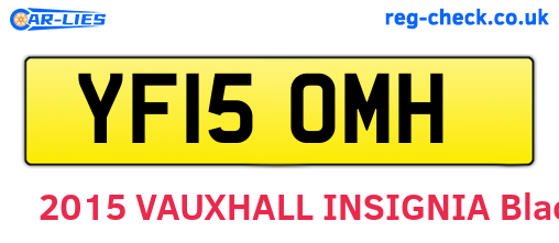 YF15OMH are the vehicle registration plates.