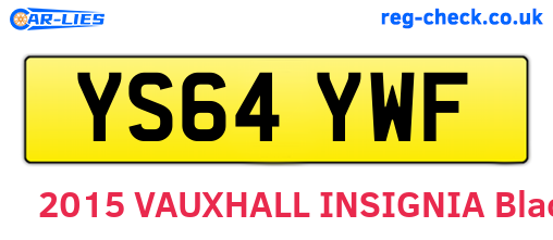 YS64YWF are the vehicle registration plates.