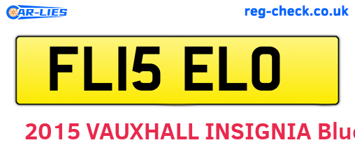 FL15ELO are the vehicle registration plates.