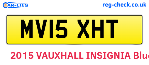 MV15XHT are the vehicle registration plates.