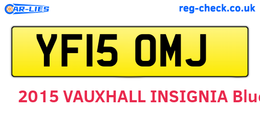 YF15OMJ are the vehicle registration plates.