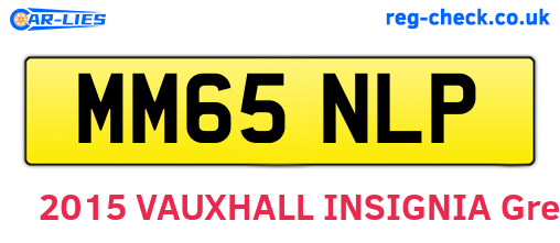 MM65NLP are the vehicle registration plates.