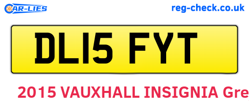 DL15FYT are the vehicle registration plates.