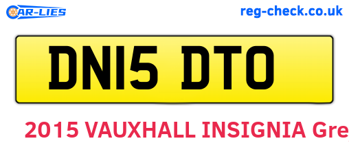 DN15DTO are the vehicle registration plates.