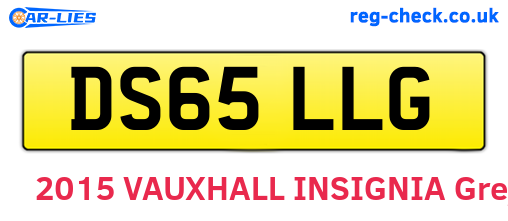 DS65LLG are the vehicle registration plates.
