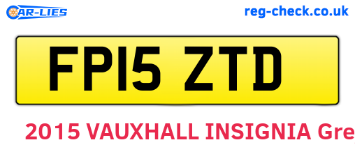 FP15ZTD are the vehicle registration plates.