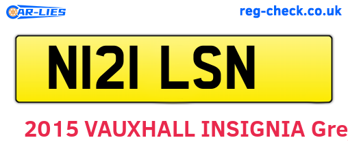 N121LSN are the vehicle registration plates.