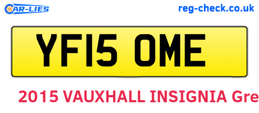 YF15OME are the vehicle registration plates.