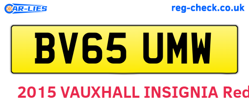 BV65UMW are the vehicle registration plates.